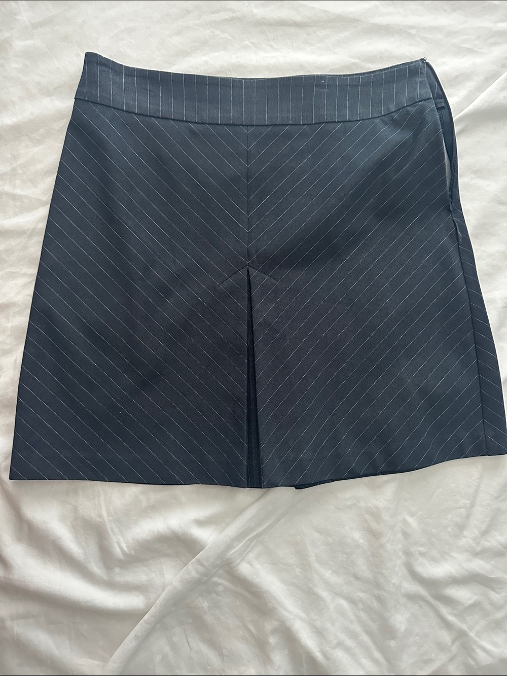 Kenneth Cole Navy Pinstripe Tailored Skort
